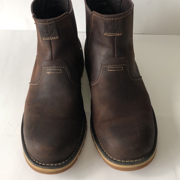 Timberland Men’s Chelsea Brown Leather Boots size 12 - Picture 3 of 14